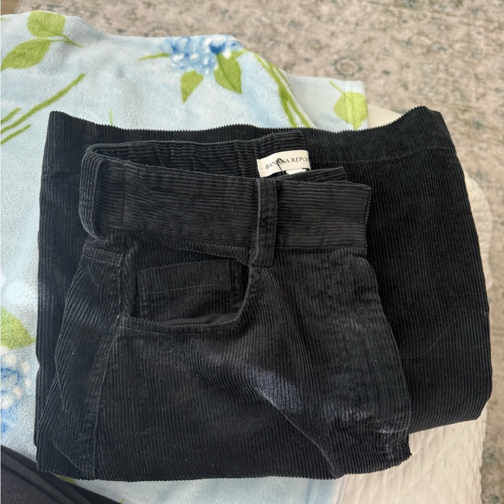 Banana Republic Black Corduroy Pants